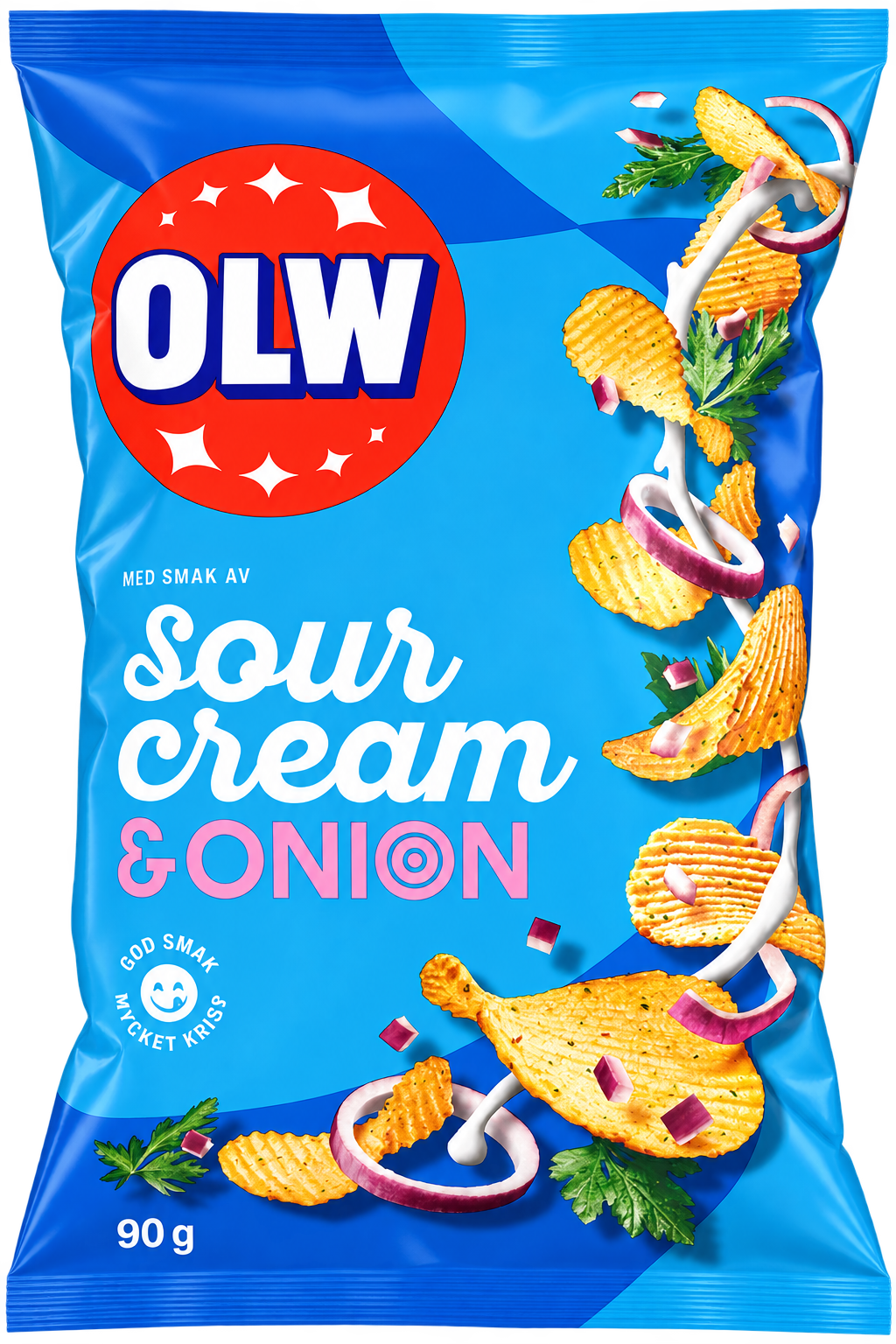 OLW Sourcream & Onion 90 g
